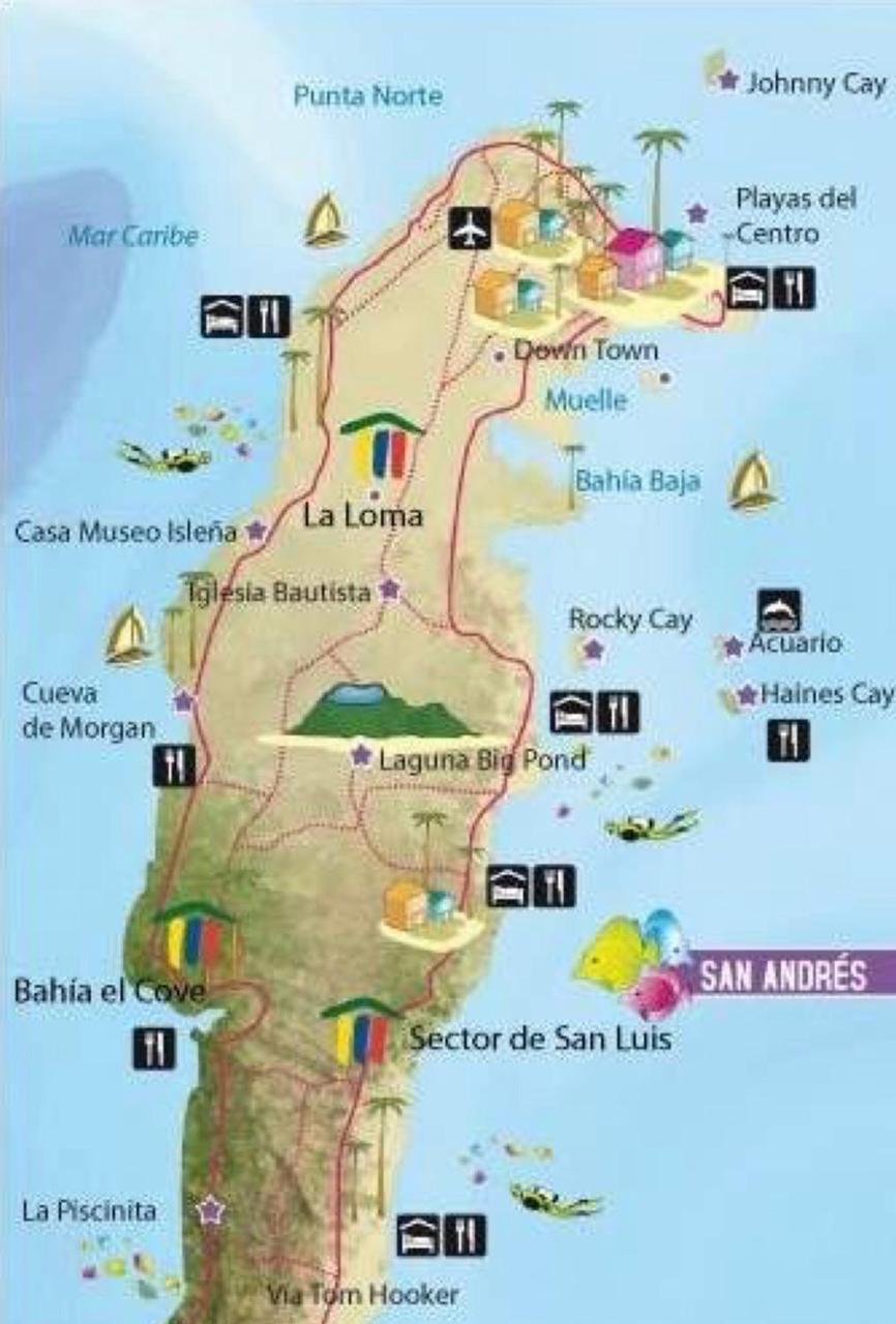Adyam B & B San Andrés Exteriér fotografie